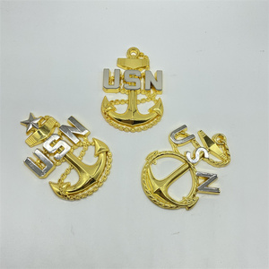 Nessuna tassa di stampo su misura in oro e argento 3D usa. N. Moneta da sfida della marina - Product Image 2
