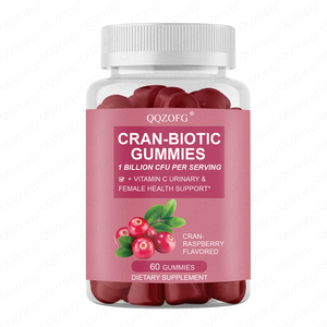 Частная Марка, веганские клюквенные пробиотики, гигиеничные Диетические Волокна, витамины, добавка для взрослых, травяные добавки - Product Image 1