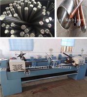 Machine automatique à chanfreiner les barres rondes à double tête avec moteur pour le traitement des tuyaux et des barres