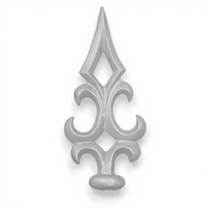 Embout de clôture en fer forgé robuste, thermolaqué, anti-rouille, traité thermiquement, Balaji Metals BM-427, facilement assemblable, 8 pouces - Product Image 1