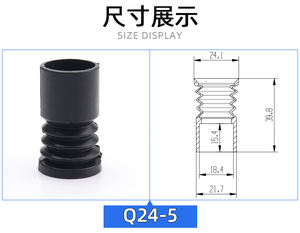 Ventouses pneumatiques en <span class=keywords><strong>silicone</strong></span>, 2 pièces, buse spéciale de succion, pour allumer les œufs, forme de boule - Product Image 2