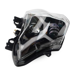 Luz de Circulación Diurna LED, Faro Delantero con Luz Alta/Baja E9, Conjunto de Faro Delantero para <span class=keywords><strong>Kawasaki</strong></span> Versys-X 300 <span class=keywords><strong>Z650</strong></span> <span class=keywords><strong>ABS</strong></span> 2017-2021 - Product Image 5