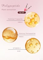 Nouvel Arrivage Gloss à Lèvres Végétalien Minéral Polypeptidique Marque Privée Applicateur Métallique Naturel Tube Rose Compressible pour la Mode