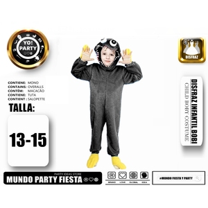 Costume per bambini Bobi nero progettato su misura XL formato realizzato in EVA per le vacanze di Natale include accessori per elmetti Anime animali - Product Image 1