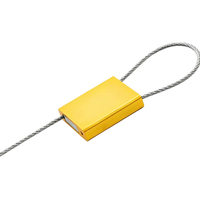 Sello de Seguridad para Cables de Aleación de Aluminio Desechable ST-CS-HJ1, Sello de Seguridad a Prueba de Manipulación para Transporte Marítimo y Terrestre