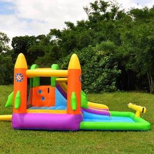 インフレータブルバウンサーハウスコンボ障害物コースボールピット登山障害物スライドブロワー付き子供の楽しみのために含まれています - Product Image 3