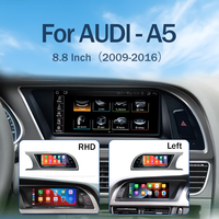 Reproductor Multimedia para Auto con CarPlay Inalámbrico Qualcomm Snapdragon 665 6125 para AUDI A5 S5, Video, GPS, Navegación, Bluetooth, Radio para Auto