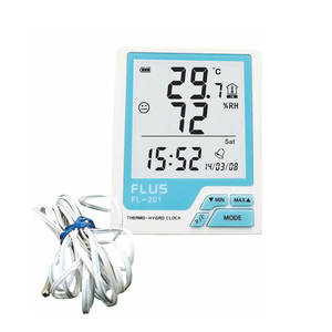 Đáng tin cậy kỹ thuật số Đồng hồ treo tường với Nhiệt kế độ ẩm Fl-201 - Product Image 6