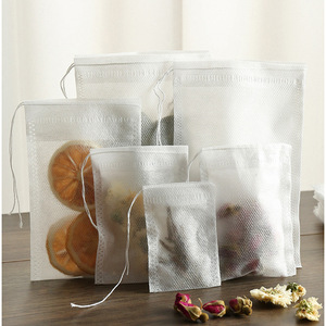 Nahe Non-Woven Drawstring Tea <b>Bags</b> 5 Sizes Reusable For Herbal Tea Spice Decoction Filter <b>Bag</b> - Product Image 1