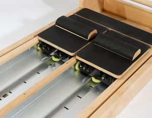 Функциональный тренажер для йоги и пилатеса с креплением на стену, двойная направляющая, деревянная лестница для пилатеса с двусторонним скольжением - Product Image 6