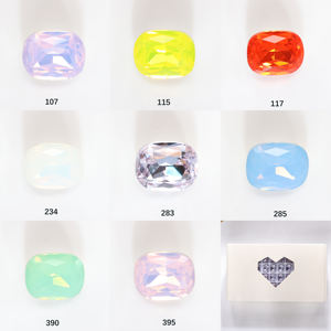K9ガラスクリスタルハンドジュエリーアクセサリーチップボトムプロテイン長方形丸テーブルカットDIYルースプロテインシリーズラインストーン - Product Image 2