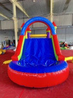 Nouveau design 2026 – Château gonflable coloré 3m*7m en PVC avec toboggan – Château de rebond populaire pour enfants en extérieur