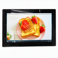 Écran tactile intégré étanche IP66 de 10,1 pouces FHD 1000 nits pour utilisation en libre-service en extérieur et industrielle avec HD MI USB DC