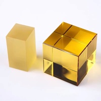 Blocs acryliques de forme Multiple personnalisés avec bloc d'affichage de bijoux cosmétiques de différentes couleurs irisées