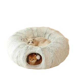 Fabrik preis Hochwertiger Filz tunnel Haustier Spielzeug Atmungsaktives Sommer katzen haus Innen katzen bett - Product Image 1