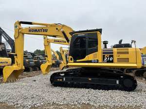 21 tonnes pour Komatsu PC210LC, grande pelle de chantier, excellent état, d'origine japonaise, faible nombre d'heures, prête à l'emploi, moteur principal - Product Image 3