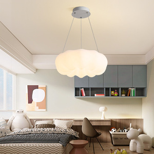 โคมไฟระย้าขนห่านสุดสร้างสรรค์แบบนอร์ดิกโคมระย้านางฟ้ารูปวงรีสำหรับห้องนอนห้องรับประทานอาหาร - Product Image 3