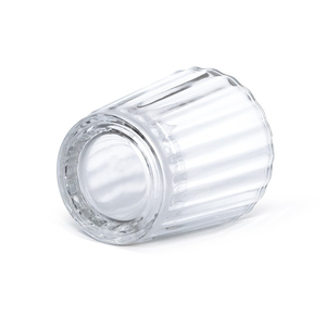 Vino en blanco Tequila Sublimación Claro Transparente Redondo Whisky Copa de vidrio Rayas verticales Shot <span class=keywords><strong>Mezcal</strong></span> Vasos - Product Image 4