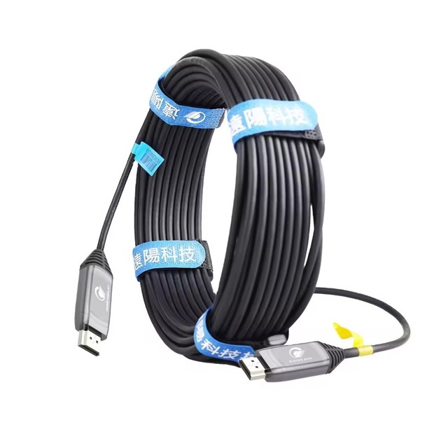Custom 100 ft 4K 60Hz Long Distance Length Resolution AOC HDMI Cable High Speed 2.0 Optical Fiber HDMI Cable