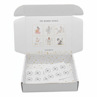 Boîtes d'emballage en papier pour colis de parfum de luxe AU, petites, blanches, personnalisées avec logo, pour coffret cadeau