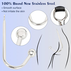 BDSM Sex Halsband Bondage Handschellen Analhaken Sets Metall-Buttplug Sklaven-Rollenspiel Sexspielzeug für Paare Erwachsenen-Sexspiele Shop - Product Image 3