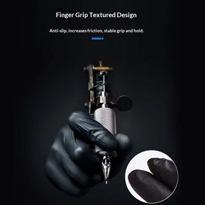Gants en nitrile noirs jetables Inkco, épaissis, résistants à l'usure, de qualité <span class=keywords><strong>alimentaire</strong></span>, antidérapants, résistants à l'huile, pour la maison et la sécurité - Product Image 3