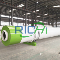 RICHI Personalizado 1-2t/h biomasa hierba paja aserrín Máquina secadora de madera