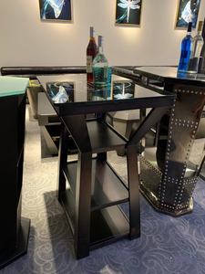 تصميم عصري جديد الصلب موبايل المحمولة النادي الليلي عالية المعادن طاولة بار للبيع - Product Image 6