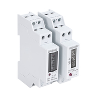 Medidor de Energía Eléctrica Monofásico Electrónico de 1.5-30A, Montaje en Riel DIN de 35mm, Protocolo ModbusRTU/DLT_645-2007, Clase de Precisión 1.0, Pantalla LCD
