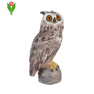 Hibou de jardin en plastique décoratif, animaux domestiques, pour protéger la plante - Product Image 2