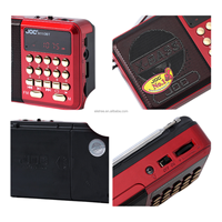 Cadeaux de Noël Joc H110BT H011UH H1011 Lecteur de musique numérique Radio portable Fonction d'enregistrement Haut-parleur intégré en plastique