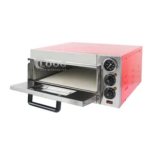 Nouveauté Équipement de cuisine Machine à pizza commerciale Mini four à pizza en acier inoxydable avec minuterie Thermostat
