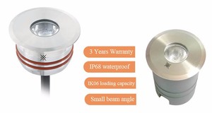 Projecteur LED extérieur 1W 3W <span class=keywords><strong>IP67</strong></span>, éclairage de sol, lampe de terrasse, éclairage encastré mural, éclairage de voie d'accès, projecteur LED - Product Image 4