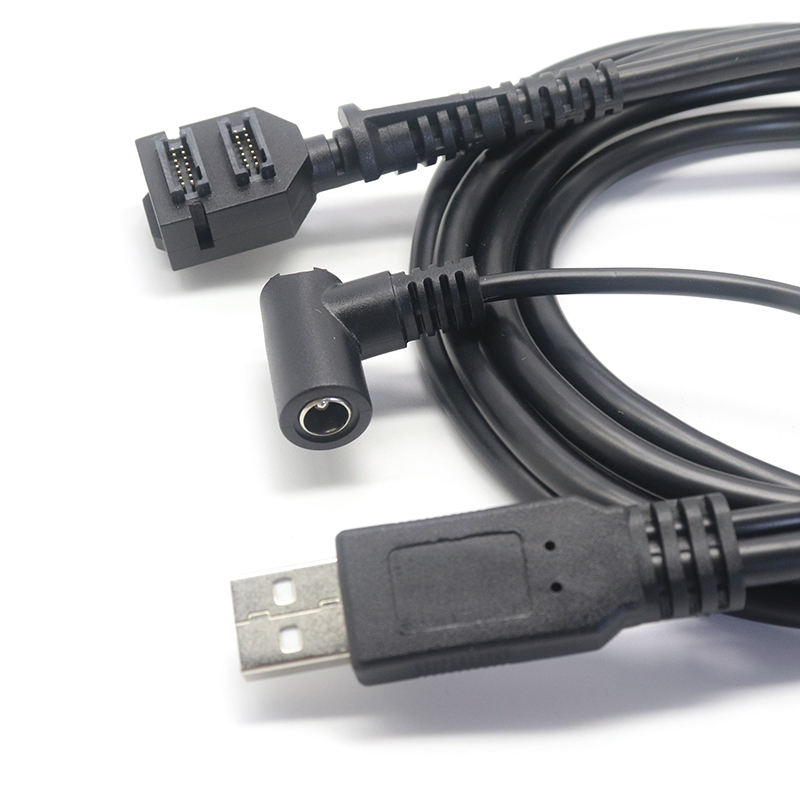 2m Vx805 Vx820 USB Cable with Braid Shielding Pure Copper PVC for