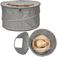 Étui de rangement pour chapeau à large bord, sac de voyage pour chapeau avec sangles de fixation intérieures pour chapeaux de cowboy