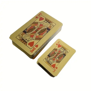 Naipes de Póker Miniatura con Lámina de Oro <span class=keywords><strong>999</strong></span> de 100 Dólares, Chapados en Oro de 24k - Product Image 6