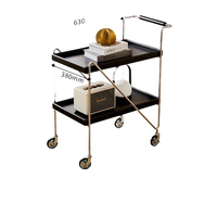 Table d'appoint pliable en bois massif moderne, chariot de transport mobile, design simple et durable, écologique, pour salon et chambre à coucher
