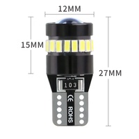 T10 W5W 194 168 2825 158 3014 15SMD LED Auto Innen kuppel Karte Tür Kennzeichen Lichter Weiß 6000K Canbus