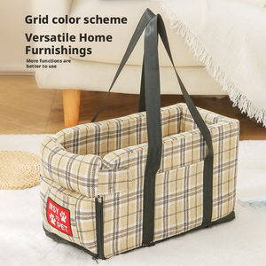 Coussin de <span class=keywords><strong>voiture</strong></span> pour <span class=keywords><strong>chien</strong></span> – Vente en gros, multifonctionnel, respirant, sac de transport portable, siège auto pour chat et <span class=keywords><strong>chien</strong></span> - Product Image 4