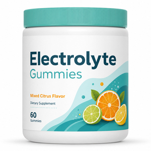 Vegan Adult Multivitamin Electrolyte Gummies Sports Supplements Multimineral Hydration Gluten-Free Low-Sugar 90 Gummies - Product Image 1