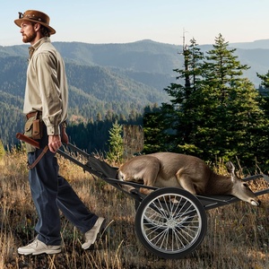 Carrito para Caza Black Deer, Capacidad 550 LBS, Forro de Poliéster, 2 Ruedas Grandes de Goma, 2 Correas con Hebilla, Mango Ergonómico, Resistente - Product Image 2