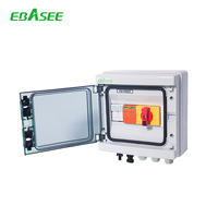 Boîtier de Combinaison Solaire Photovoltaïque DC EBASEE IP65 1000V 2 Chaînes en 1 Sortie avec Protection SPD et Certifié CE |   OEM disponible