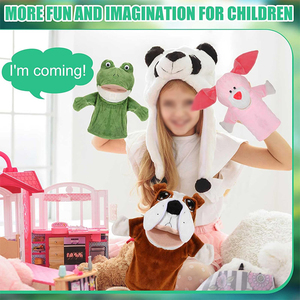 Marioneta <span class=keywords><strong>de</strong></span> animales <span class=keywords><strong>de</strong></span> peluche U190, juguete suave para contar cuentos, enseñanza, espectáculo preescolar, teatro, regalos <span class=keywords><strong>de</strong></span> cumpleaños, marioneta <span class=keywords><strong>de</strong></span> dedo <span class=keywords><strong>de</strong></span> <span class=keywords><strong>fieltro</strong></span> - Product Image 3