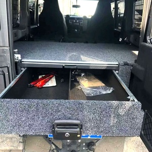 VRD4X4 Work Truck Topper Drawer Storage Box for Defender 110 Truck Bed Drawer System Durable Modular Tool Drawer Box - Product Image 5