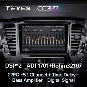 Teyes cc3l CC3 2K cho MITSUBISHI PAJERO thể thao 3 2020 2021 đài phát thanh xe đa phương tiện Video Player Navigation stereo GPS Android 10 - Product Image 4