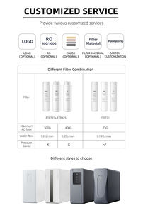 फैक्ट्री स्मार्ट प्यूरीफायर फिल्टर पानी चार चरणों 500 जीपीडी टैंलेस रो वाटर प्यूरीफायर - Product Image 6