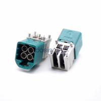 Conector RF Universal 4 en 1 Mini-Fakra Macho, Código Z, Montaje en PCB para Automoción