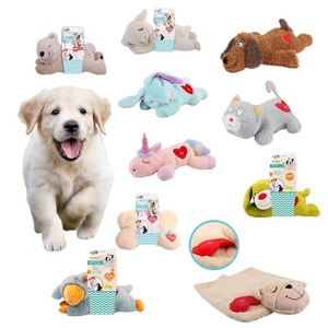 Afp Anxiety Relief Calming Plush Pet Toy With Heartbeat Simulator &amp;heat <strong>Pack</strong> Sleeping Aid Stuffed Animal Heartbeat Dog &amp; Toy - Product Image 3
