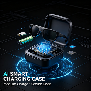 Boîte de charge de voyage compatible avec les lunettes intelligentes - Product Image 2