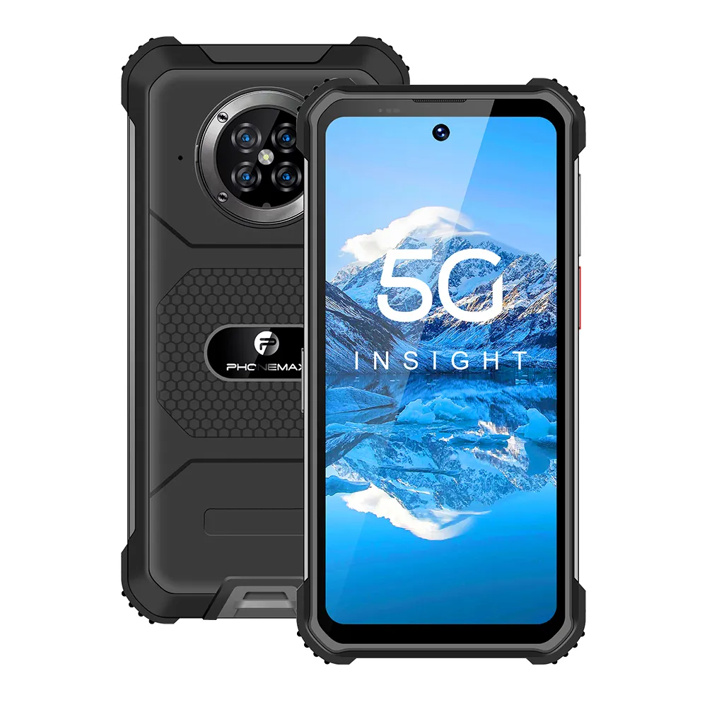 5G Waterproof rugged Wireless charging Android 12 Fingerprint smartphone